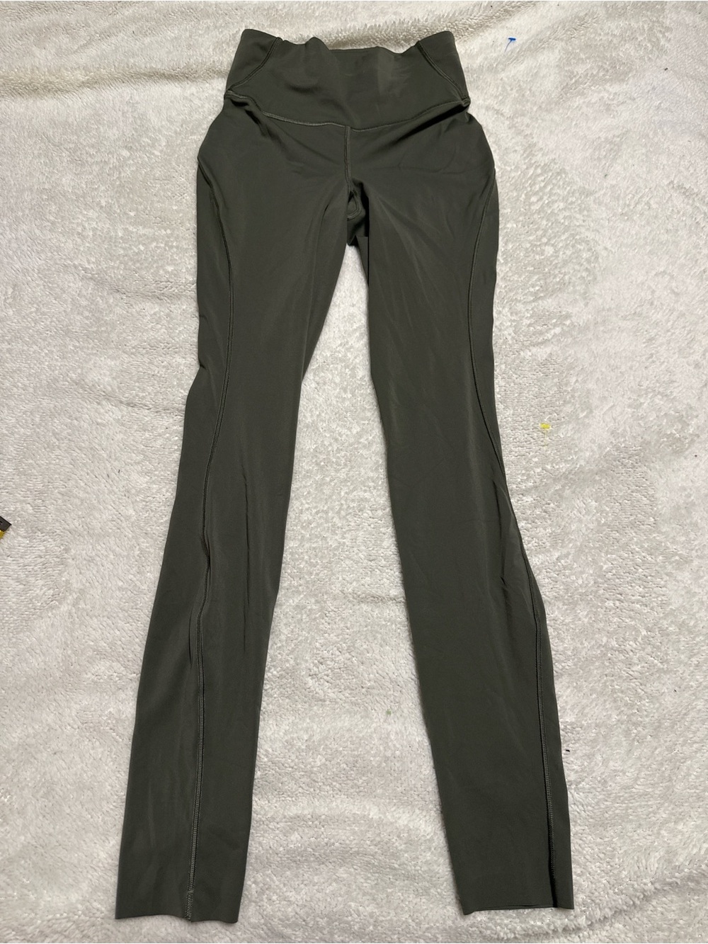 lululemon athletica Olive Green High-Waist Leggings